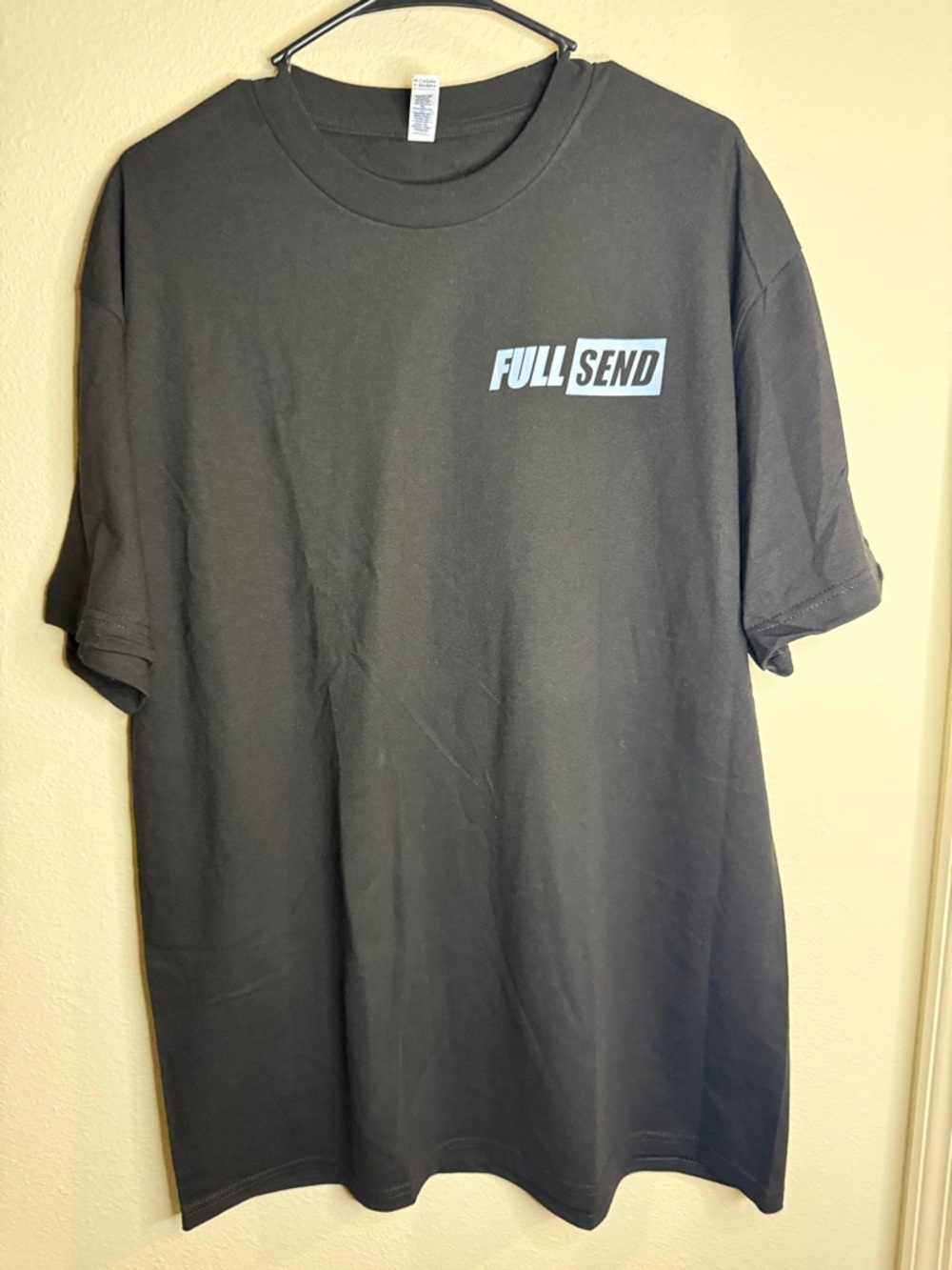 Full Send Men's Black Short Sleeve Graphic Tee